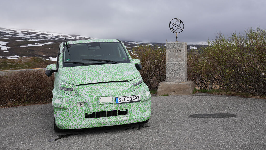 Erlkönig Mercedes V-Klasse mit EQ-Technologie EQV