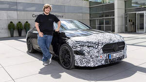 Erlkönig Mitfahrt Mercedes CLE Coupé 2024
