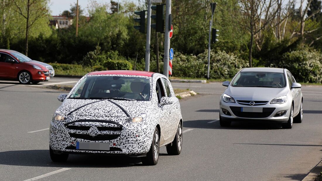 Erlkönig Opel Corsa 5-Türer