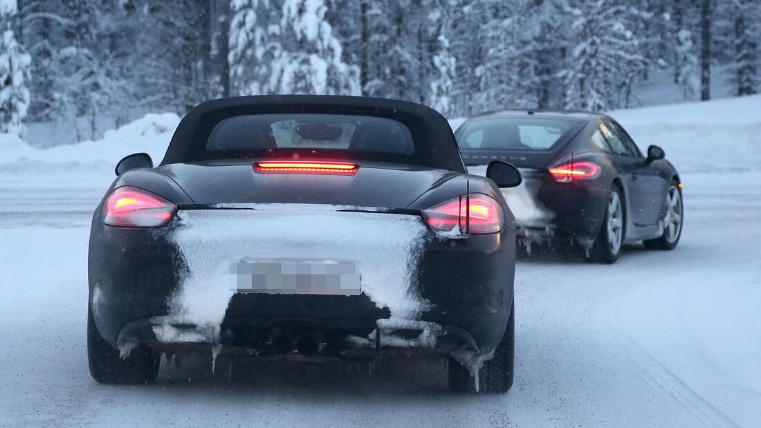 Erlkönig Porsche Boxster, Cayman GTS