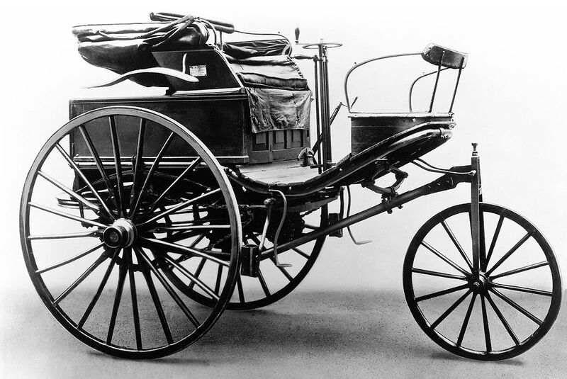 Erster Patent-Motorwagen von Benz aus dem Jahr 1888