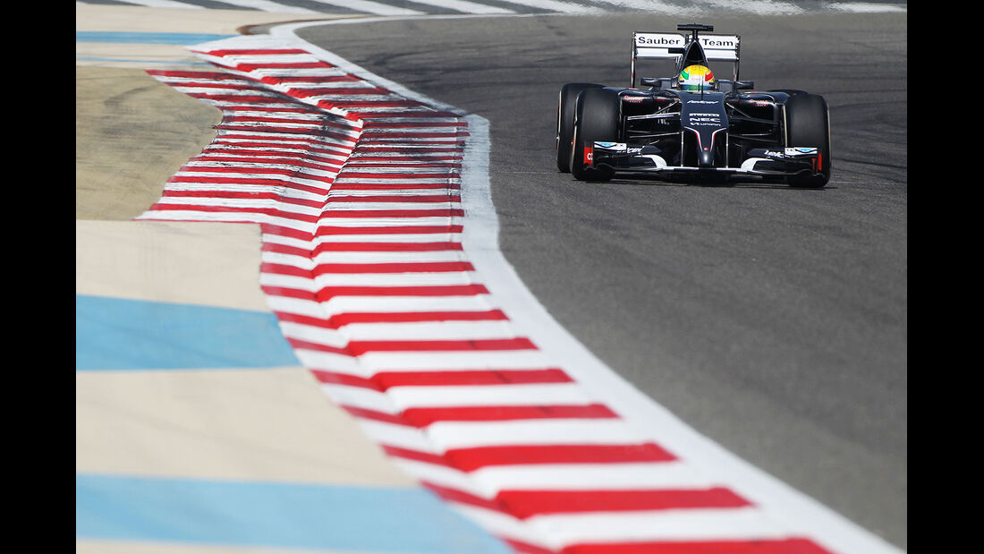 Esteban Gutiérrez - Sauber - Formel 1 - Bahrain - Test - 20. Februar 2014