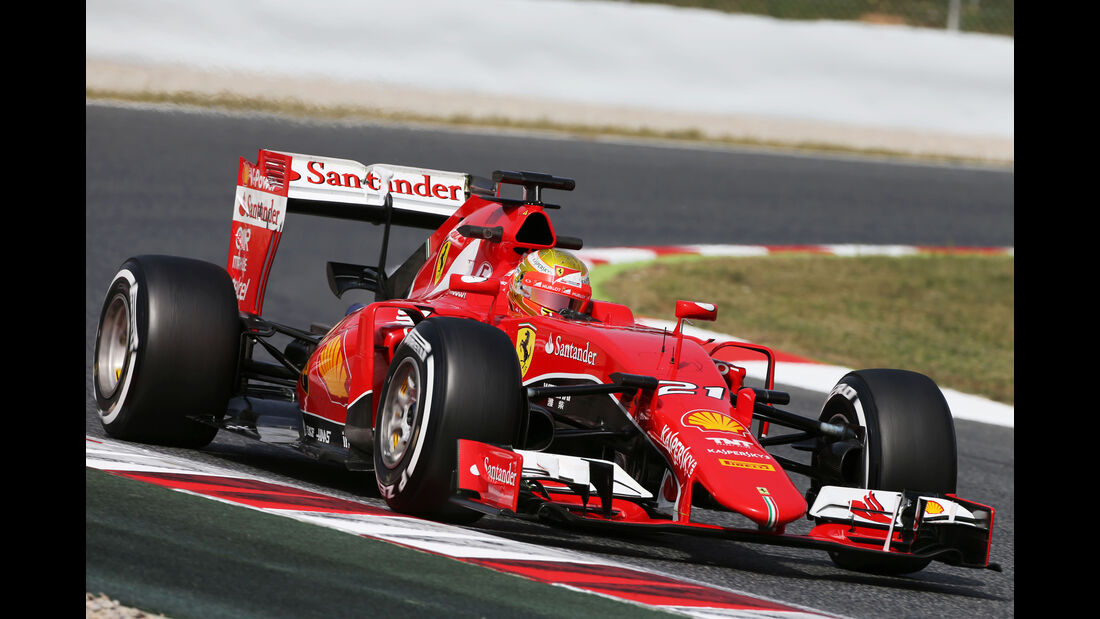 Esteban Gutierrez - Ferrari - Formel 1-Test - Barcelona - 13. Mai 2015
