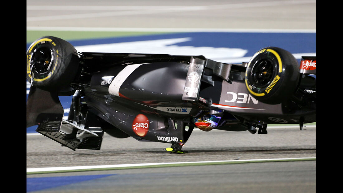 Esteban Gutierrez - GP Bahrain - Crashs 2014