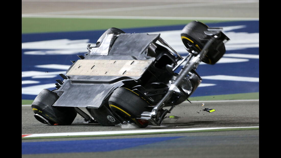 Esteban Gutierrez - GP Bahrain - Crashs 2014