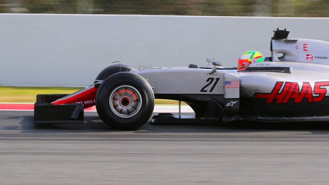 Esteban Gutierrez - Haas F1 - Formel 1-Test - Barcelona - 25. Februar 2016