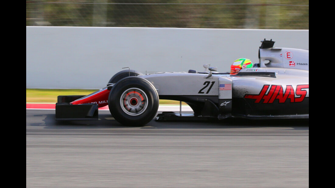 Esteban Gutierrez - Haas F1 - Formel 1-Test - Barcelona - 25. Februar 2016