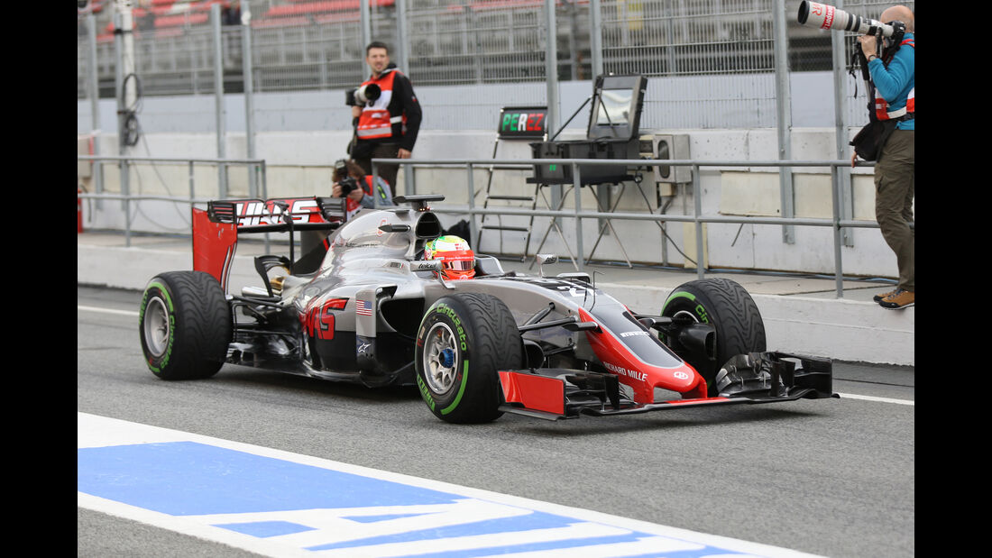 Esteban Gutierrez - HaasF1 - Formel 1-Test - Barcelona - 23. Februar 2016