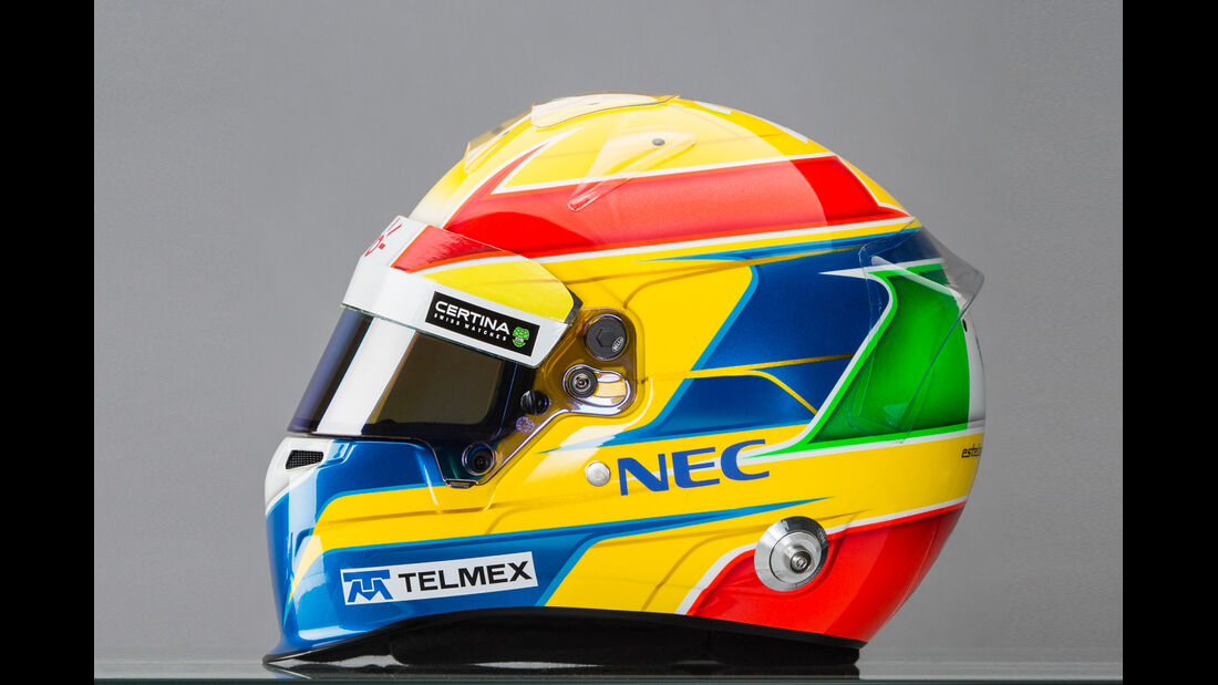 Esteban Gutierrez Helm - Sauber 2014
