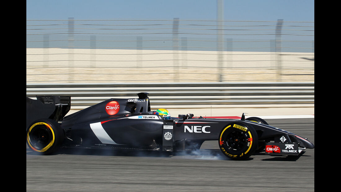 Esteban Gutierrez - Sauber - Bahrain - Formel 1 Test - 2014