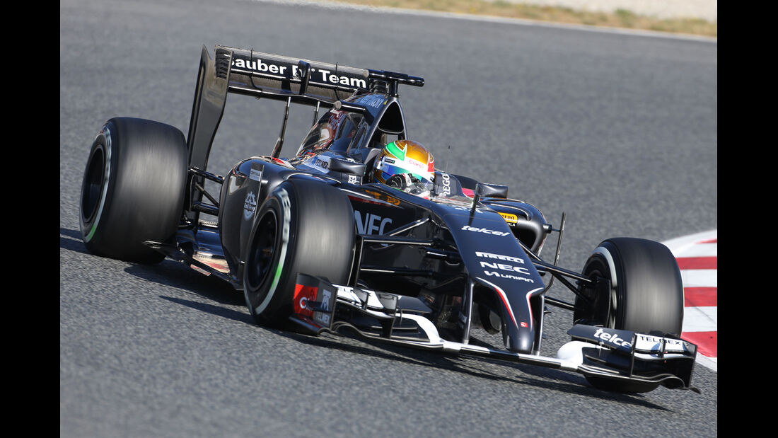 Esteban Gutierrez - Sauber - Barcelona - F1 Test 2 - 14. Mai 2014