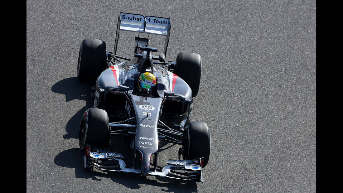 Esteban Gutierrez - Sauber - Formel 1 - Bahrain - Test - 21. Februar 2014