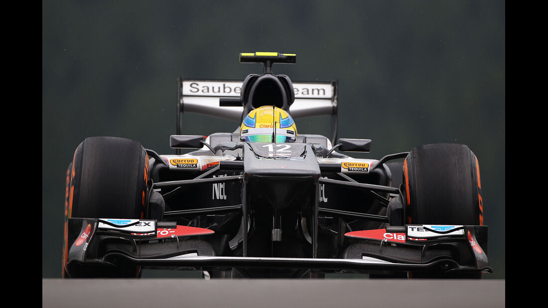 Esteban Gutierrez - Sauber - Formel 1 - GP Belgien - Spa Francorchamps - 23. August 2013