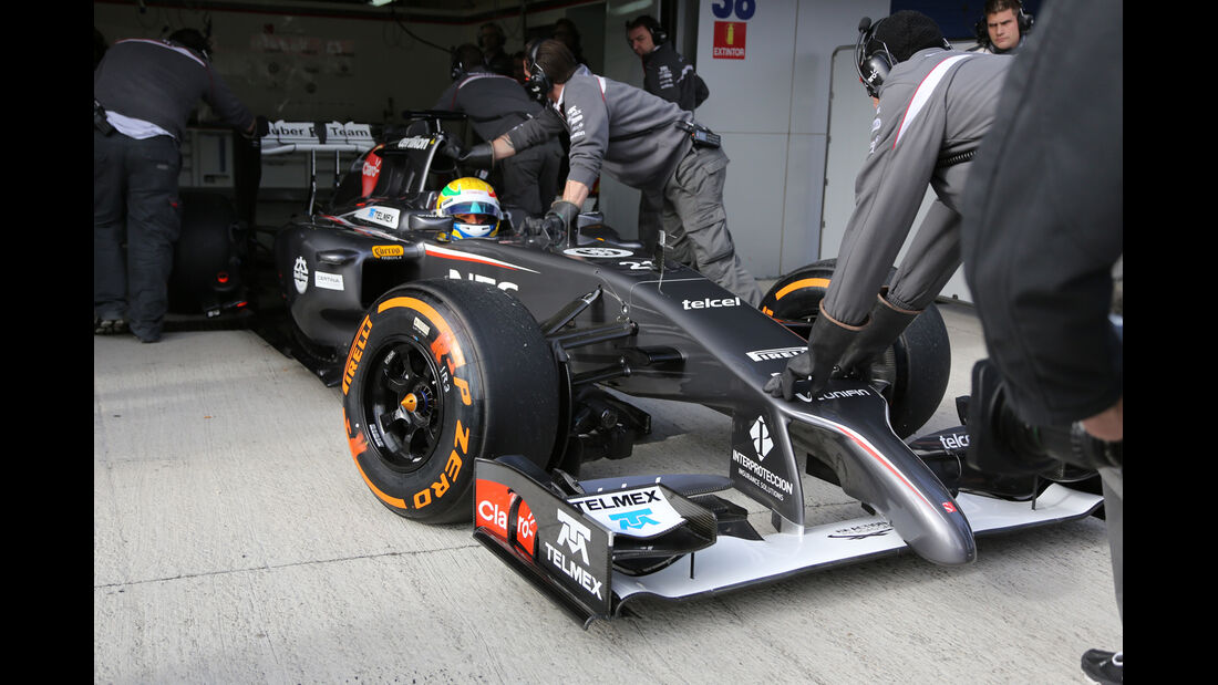 Esteban Gutierrez - Sauber - Formel 1 - Jerez-Test - 28. Januar 2014
