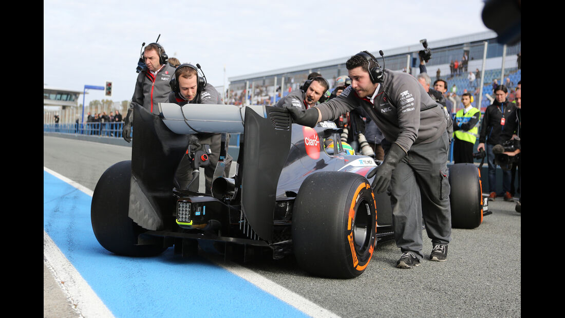 Esteban Gutierrez - Sauber - Formel 1 - Jerez-Test - 28. Januar 2014