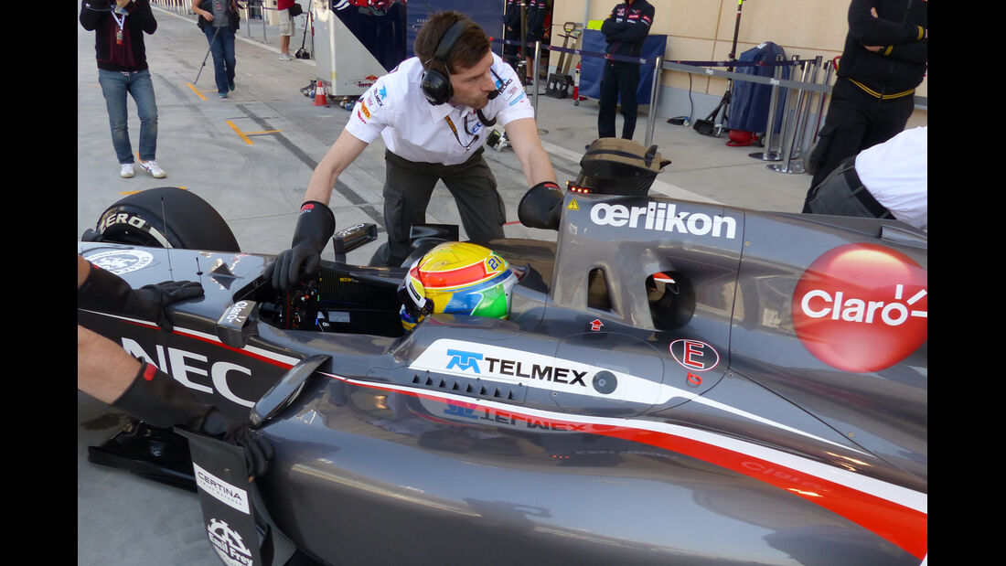Esteban Gutierrez - Sauber - Formel 1 - Test - Bahrain - 20. Februar 2014