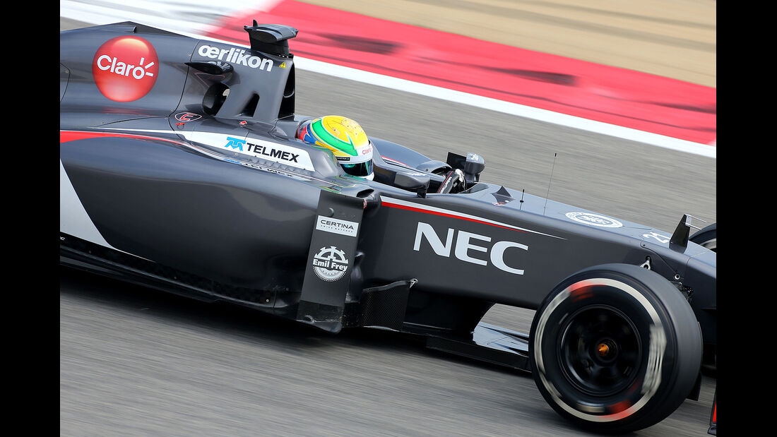 Esteban Gutierrez - Sauber -  Formel 1 - Test - Bahrain - 28. Februar 2014