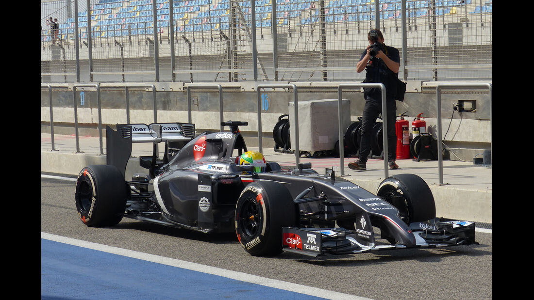 Esteban Gutierrez - Sauber - Formel 1 - Test - Bahrain - 28. Februar 2014