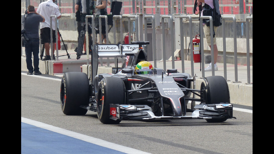 Esteban Gutierrez - Sauber - Formel 1 - Test - Bahrain - 28. Februar 2014