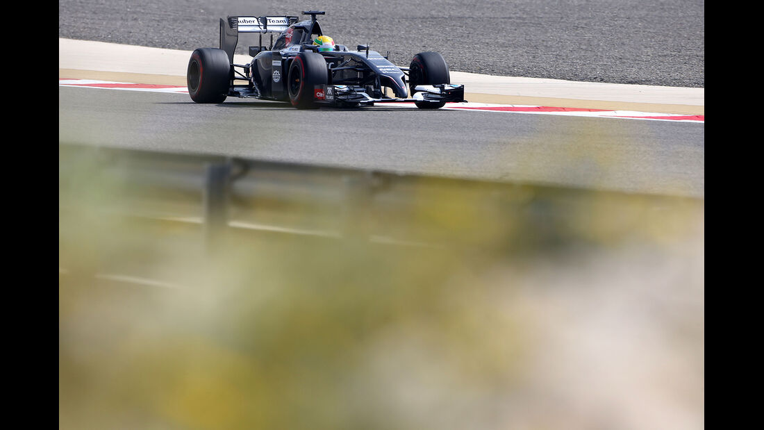 Esteban Gutierrez - Sauber -  Formel 1 - Test - Bahrain - 28. Februar 2014