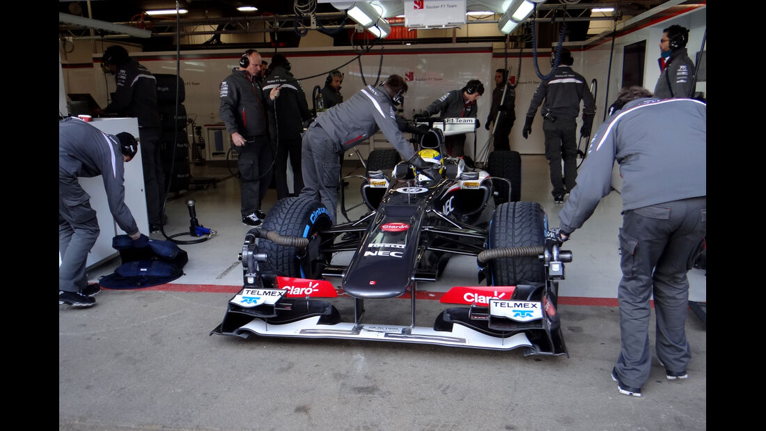 Esteban Gutierrez - Sauber - Formel 1 - Test - Barcelona - 2. März 2013