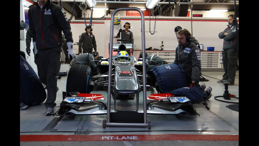 Esteban Gutierrez - Sauber - Formel 1 - Test - Barcelona - 22.Februar 2013