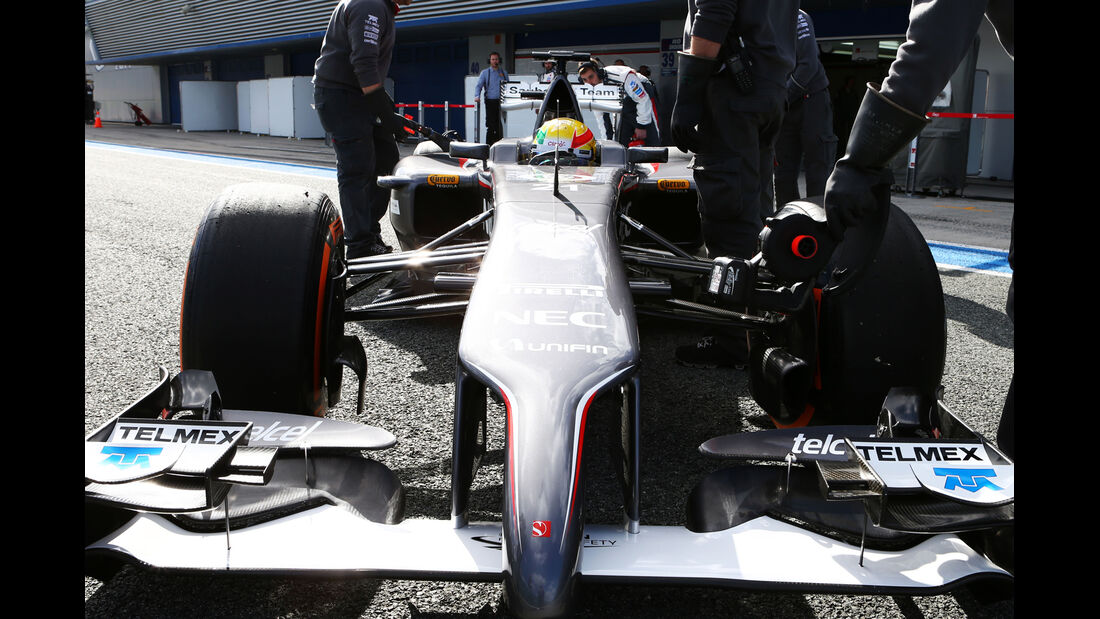Esteban Gutierrez - Sauber - Formel 1 - Test - Jerez - 28. Januar 2014