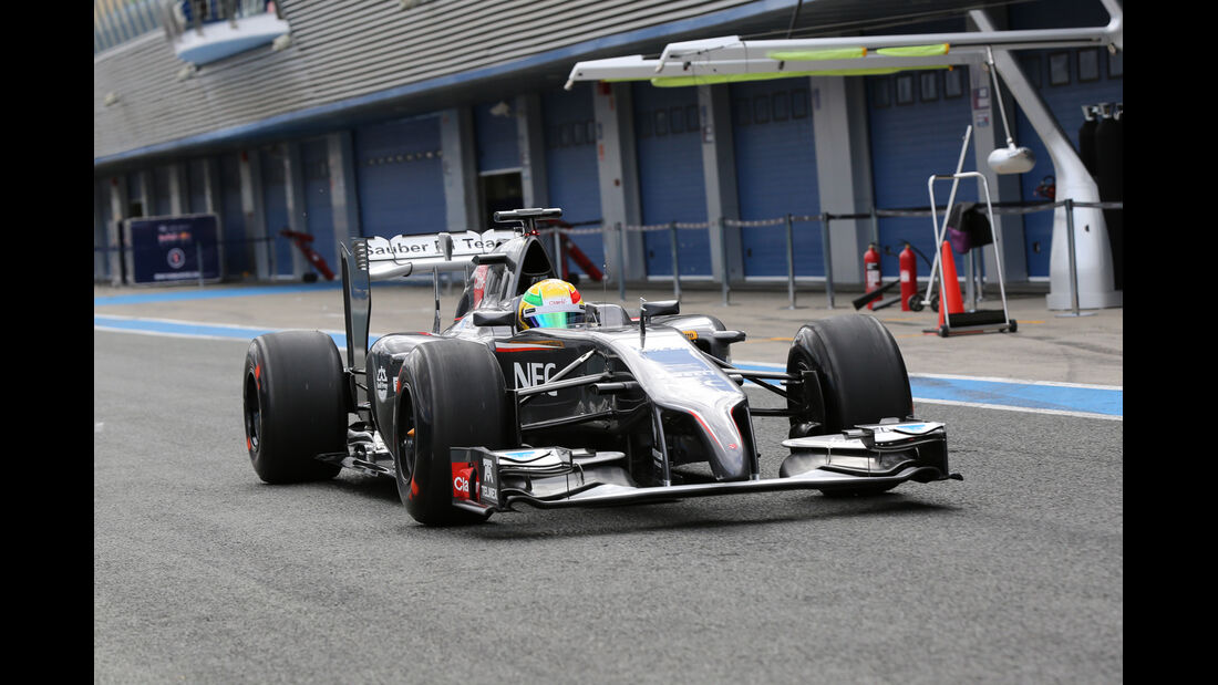 Esteban Gutierrez - Sauber - Formel 1 - Test - Jerez - 29. Januar 2014
