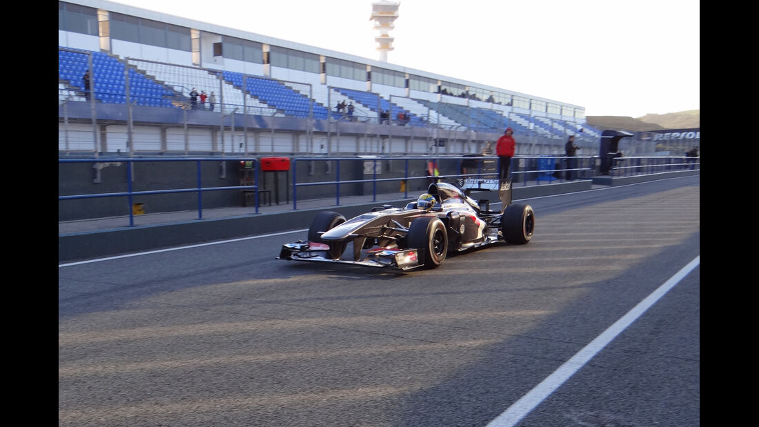 Esteban Gutierrez - Sauber - Formel 1 - Test - Jerez - 7. Februar 2013