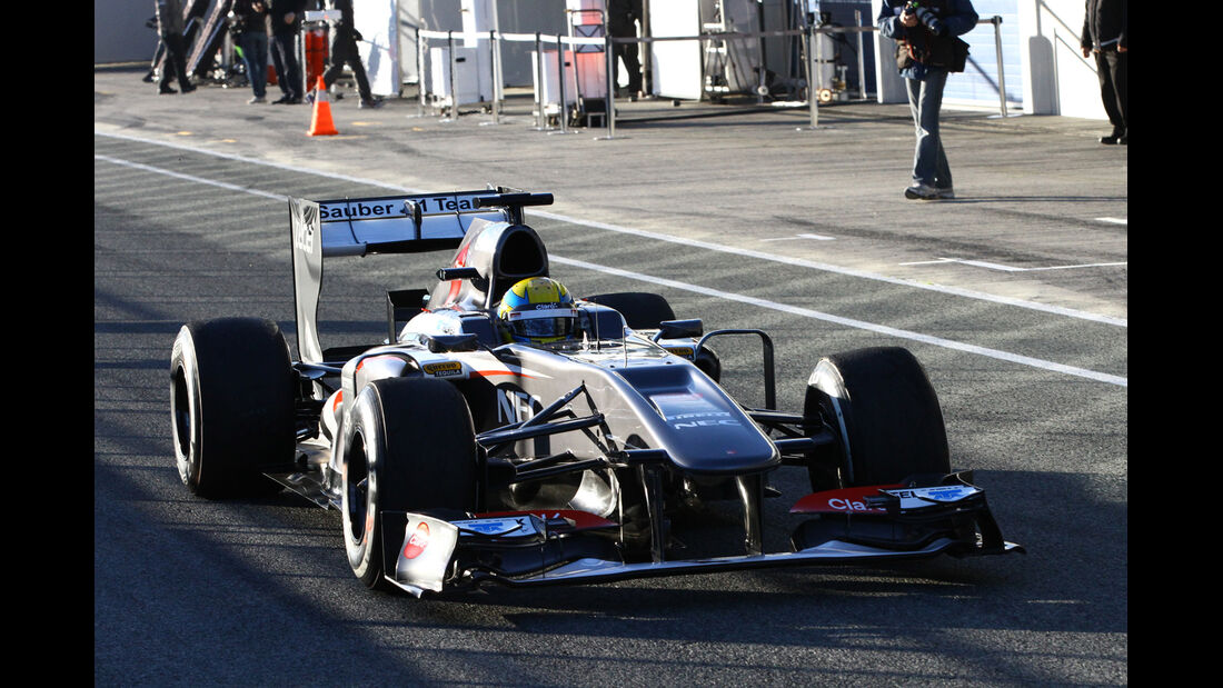 Esteban Gutierrez - Sauber - Formel 1 - Test - Jerez - 8. Februar 2013