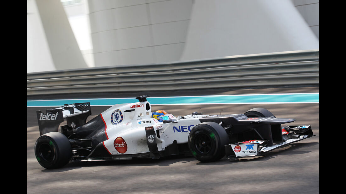 Esteban Gutierrez - Sauber - Young Driver Test - Abu Dhabi - 8. November 2012