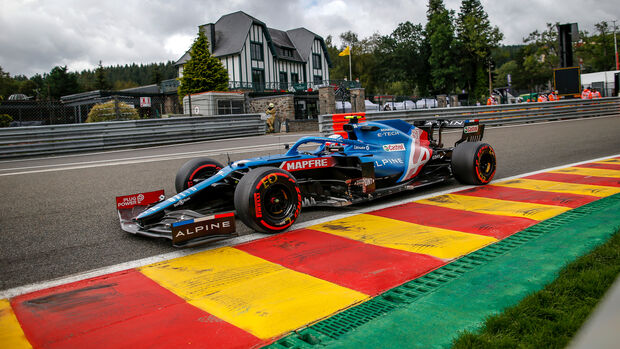 Esteban Ocon - Alpine - Formel 1 - GP Belgien - Spa-Francorchamps - 27. August 2021