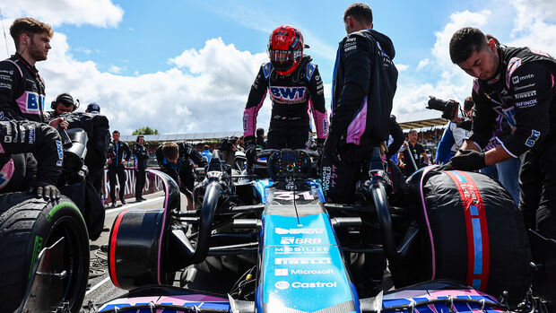 Esteban Ocon - Alpine - Formel 1 - Silverstone - GP England - 7. Juli 2024