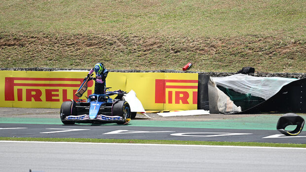Esteban Ocon - Alpine - GP Brasilien 2023 - Sprint-Shootout