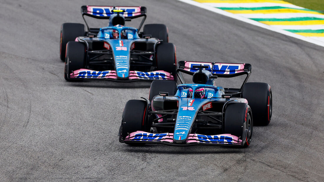 Esteban Ocon & Fernando Alonso - GP Brasilien 2022