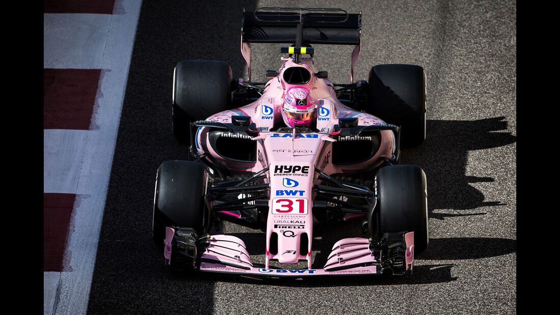 Esteban Ocon - Force India - Formel 1 - Abu Dhabi - Test 2 - 29. November 2017