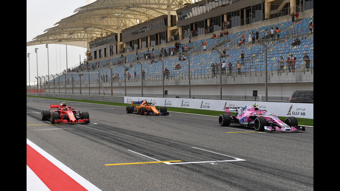 Esteban Ocon - Force India - Formel 1 - GP Bahrain - Training - 6. April 2018
