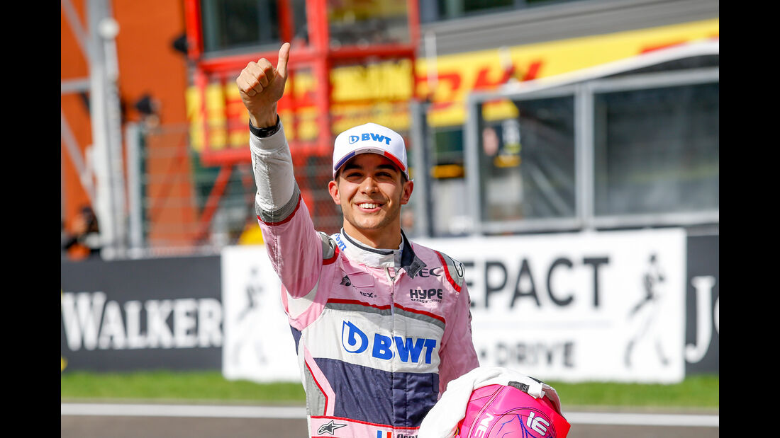 Esteban Ocon - Force India - Formel 1 - GP Belgien - Spa-Francorchamps - 25. August 2018