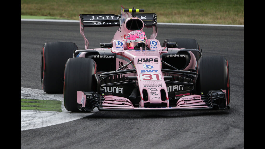 Esteban Ocon - Force India - Formel 1 - GP Italien - Monza - 1. September 2017