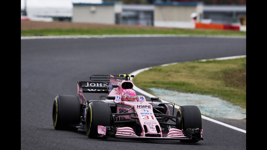 Esteban Ocon - Force India - Formel 1 - GP Japan - Suzuka - 6. Oktober 2017