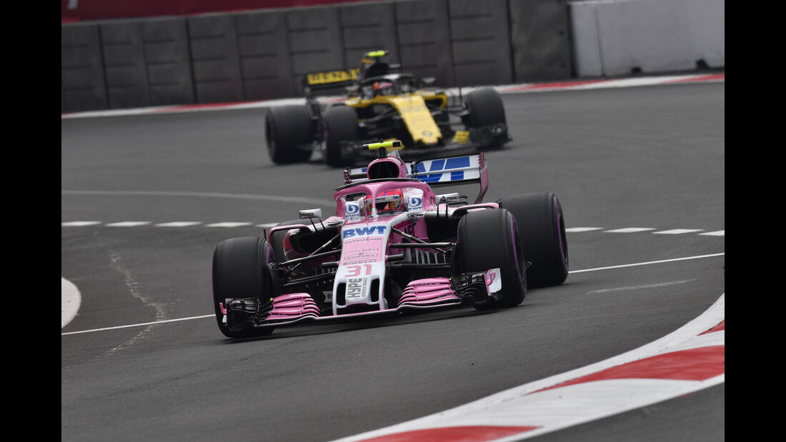 Esteban Ocon - Force India - Formel 1 - GP Mexiko - 27. Oktober 2018
