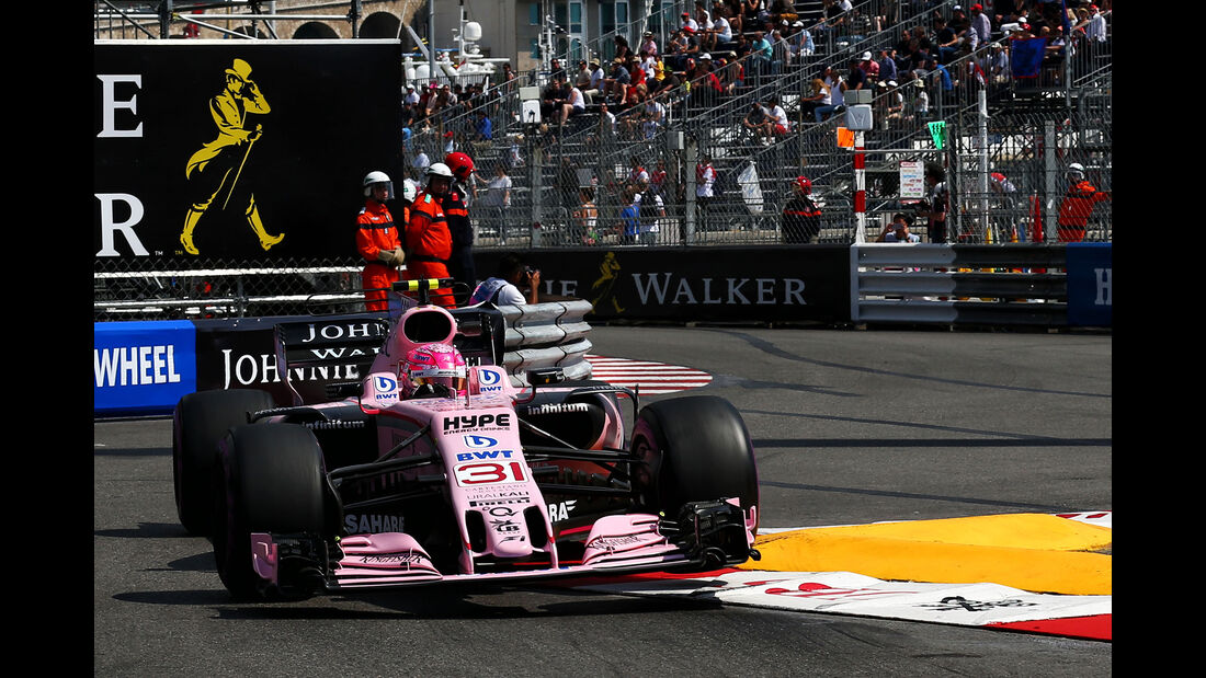Esteban Ocon - Force India - Formel 1 - GP Monaco - 25. Mai 2017
