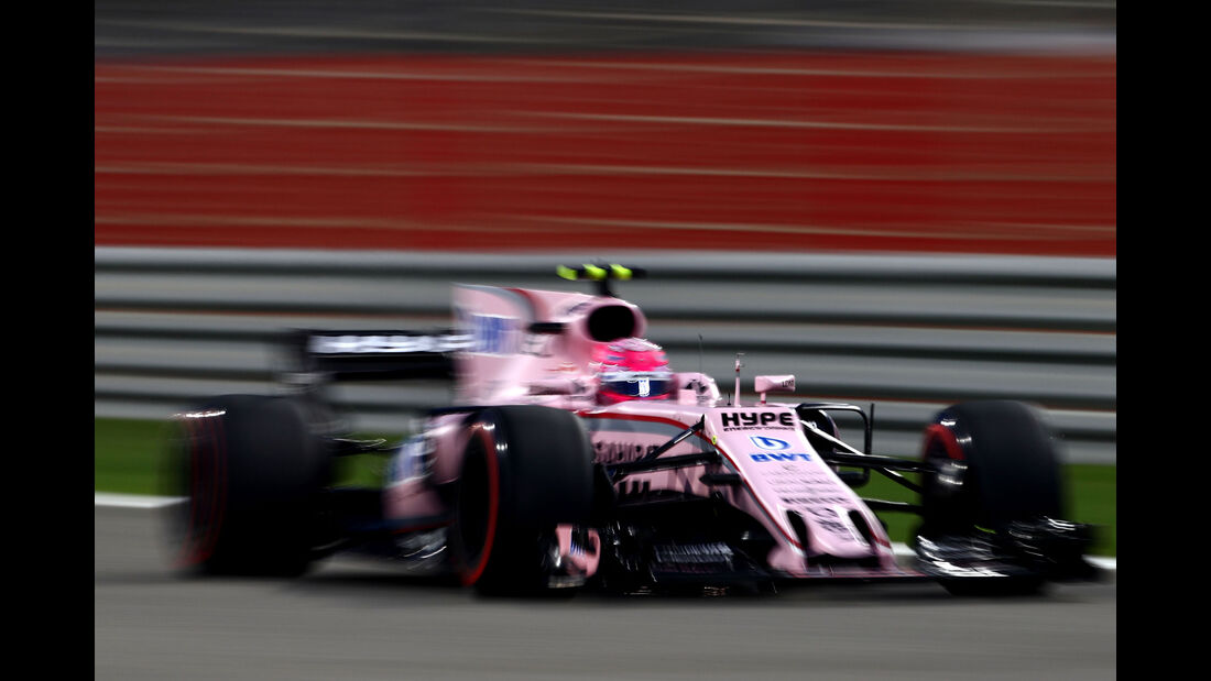 Esteban Ocon - Force India - GP Bahrain 2017 - Qualifying 