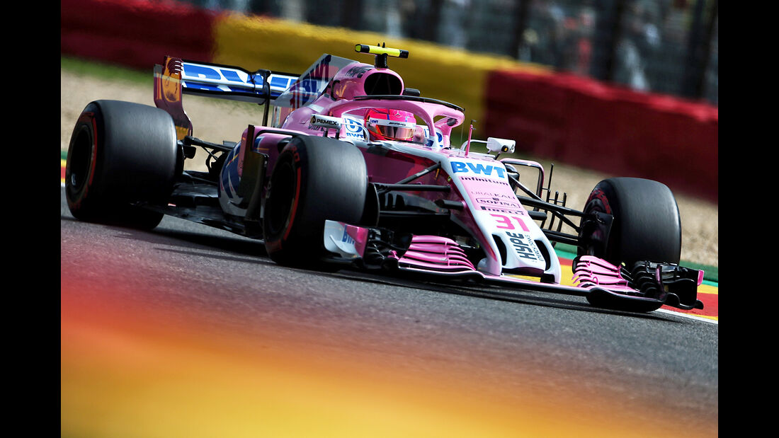 Esteban Ocon - Force India - GP Belgien - Spa-Francorchamps - 24. August 2018