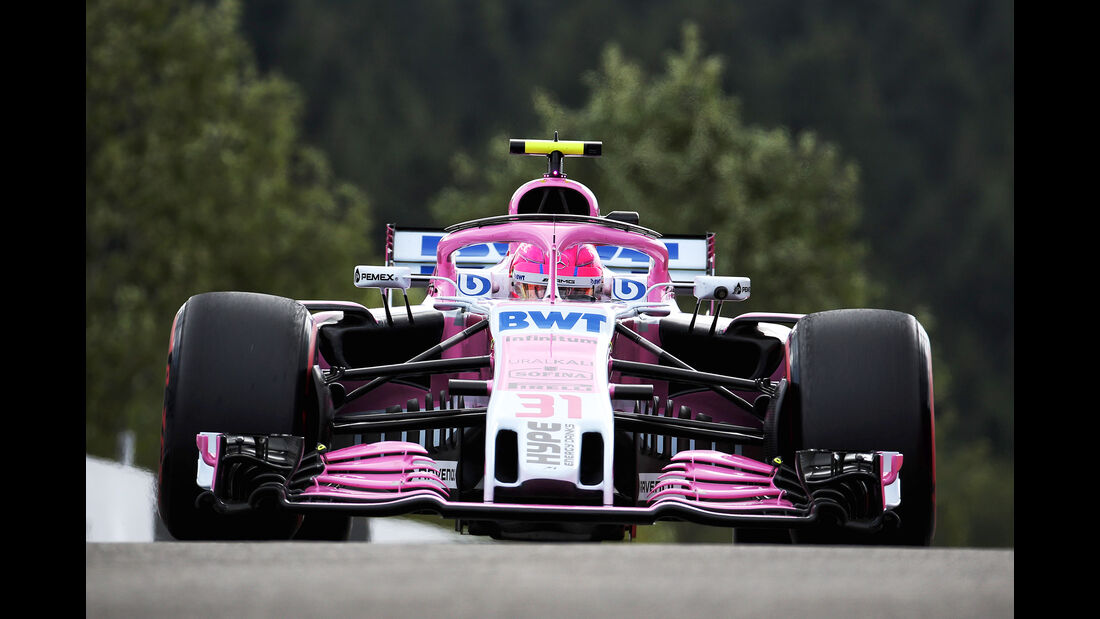 Esteban Ocon - Force India - GP Belgien - Spa-Francorchamps - 24. August 2018