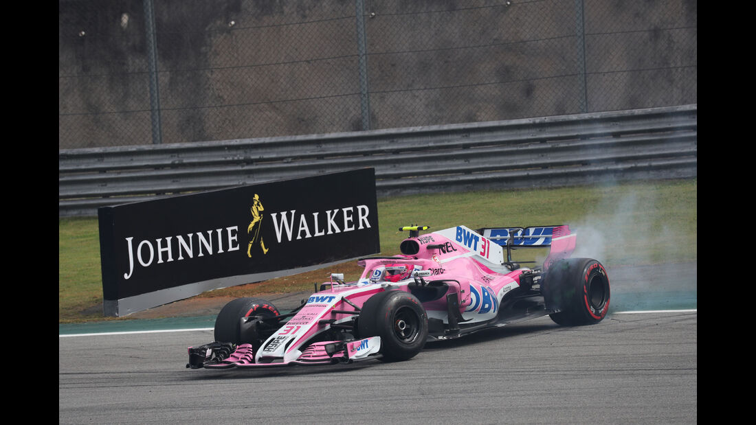 Esteban Ocon - Force India - GP Brasilien 2018 - Rennen
