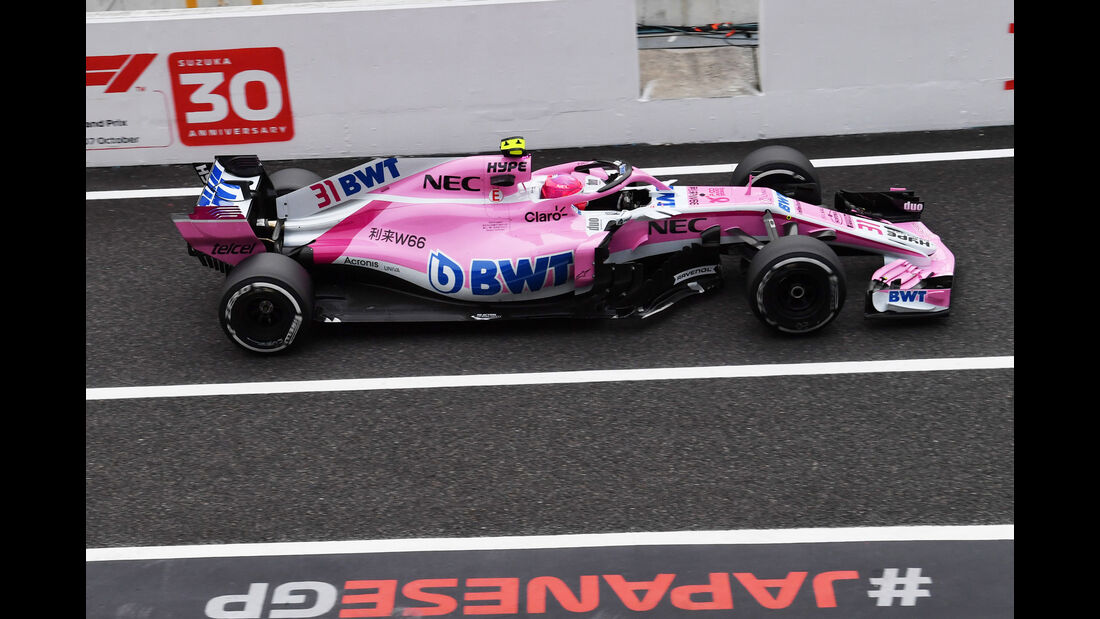 Esteban Ocon - Force India - GP Japan - Suzuka - Formel 1 - Freitag - 5.10.2018