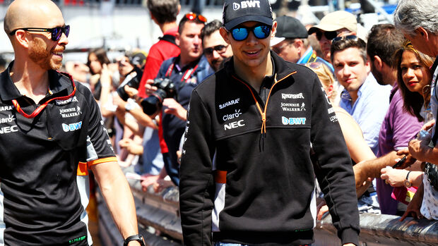 Esteban Ocon - Force India - GP Monaco - Formel 1 - 14. Mai 2017