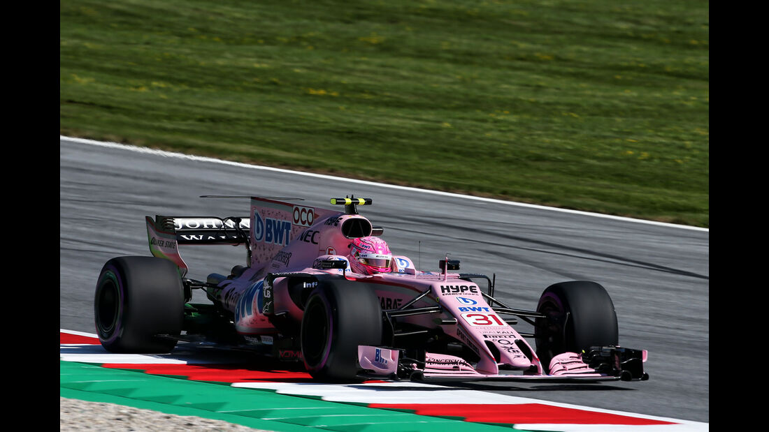 Esteban Ocon - Force India - GP Österreich - Spielberg - Formel 1 - Freitag - 7.7.2017