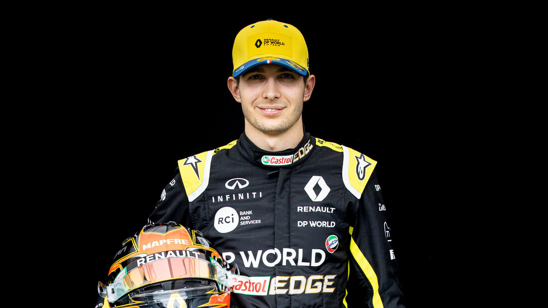 Esteban Ocon - Porträt & Helm - Formel 1 - 2020